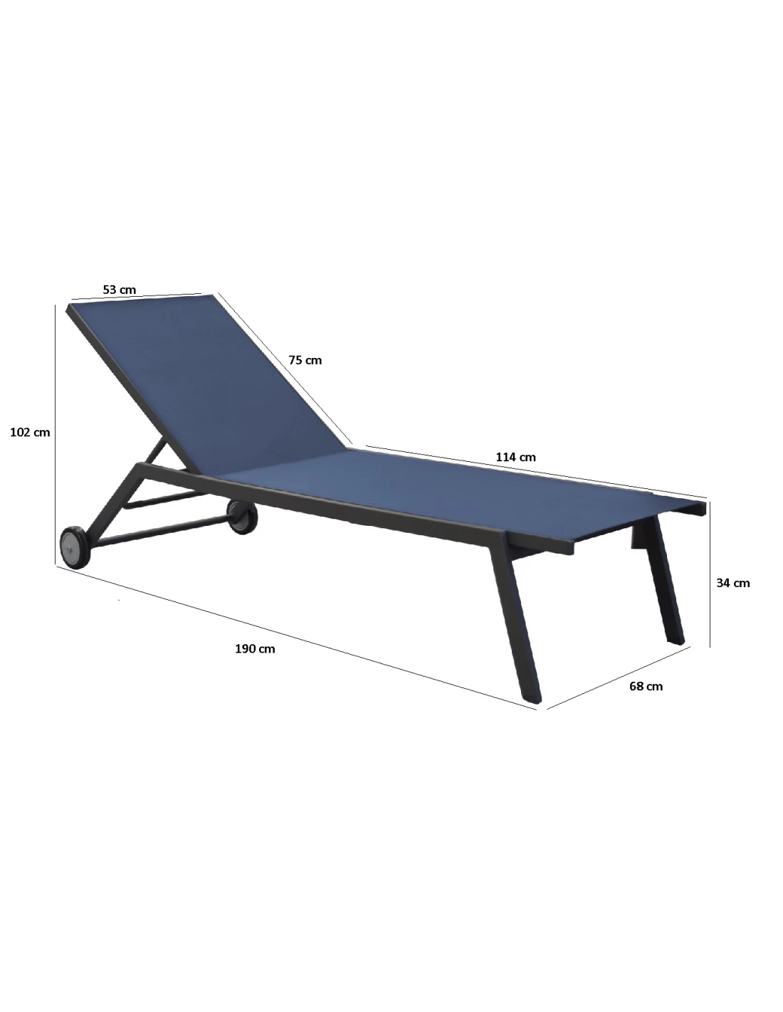 Bain De Soleil Florence En Aluminium - Grey / Gris – Image 3