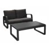 Canapé Antonino 2 Places + Table - Graphite