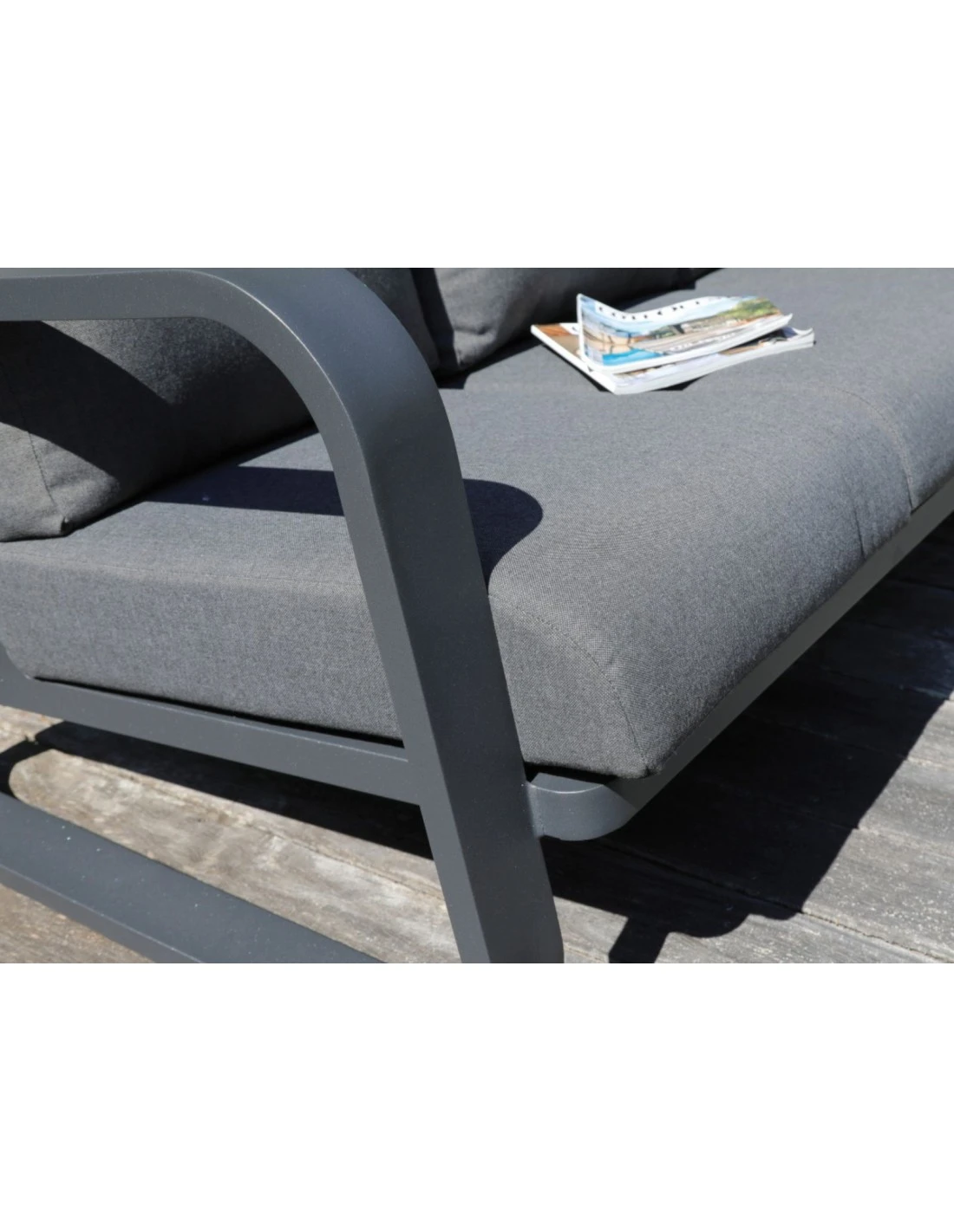 CanapĂ© Antonino 3 Places + Table - Bleu â Image 5