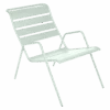Fauteuil Bas Monceau Empilable En Métal - Menthe Glaciale