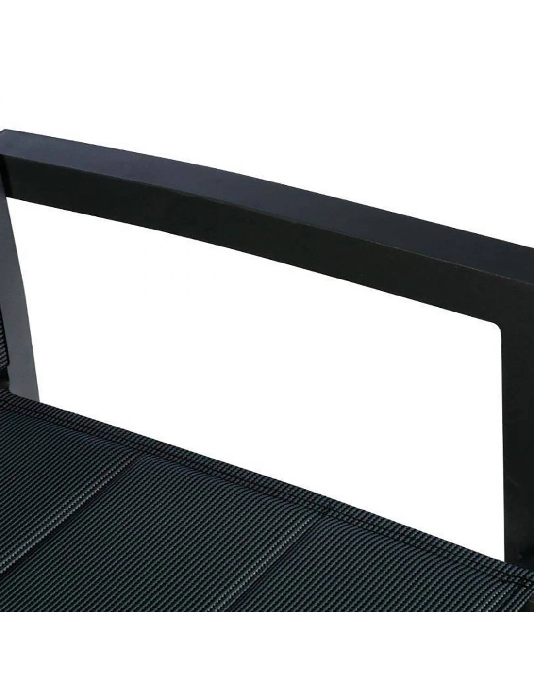 Fauteuil De Jardin Allure Empilable - Aluminium Et Texaline MatelassĂ©e - Graphite / Poivre â Image 3