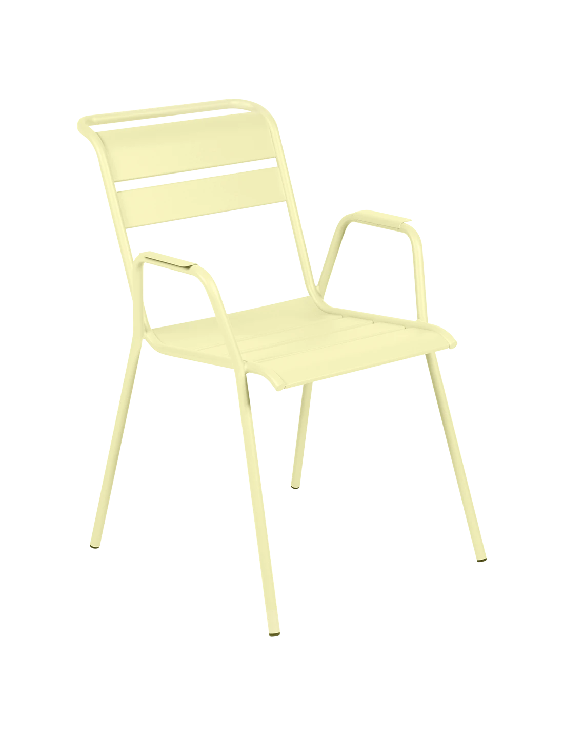 Fauteuil De Jardin Monceau XL Empilable Métal - Citron Givré