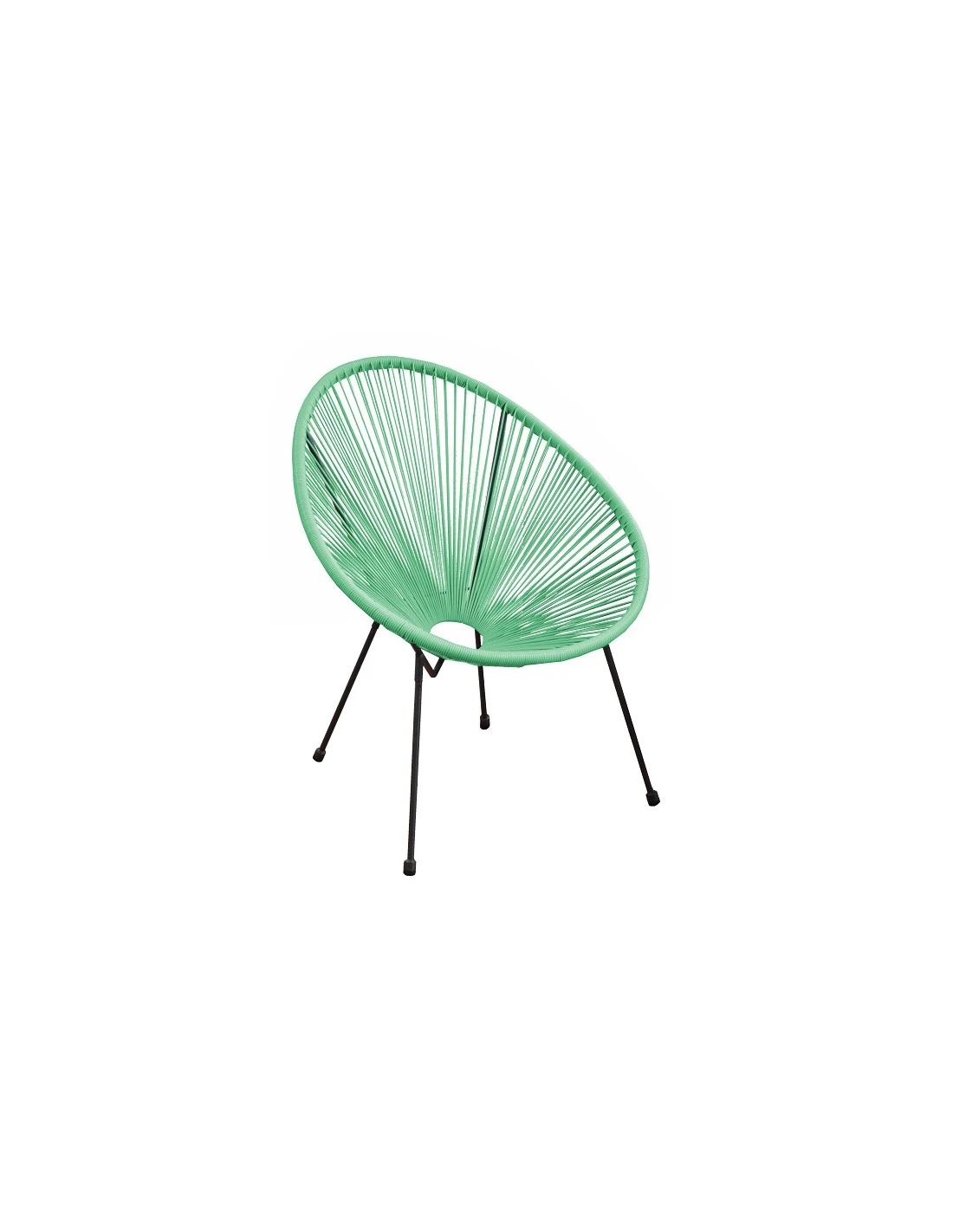 Fauteuil De Terrasse Rio Avec Cordage Plastique - Grey / Bleu – Image 3