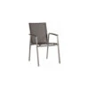 Fauteuil New Top - Graphite Textilène Gris Argent