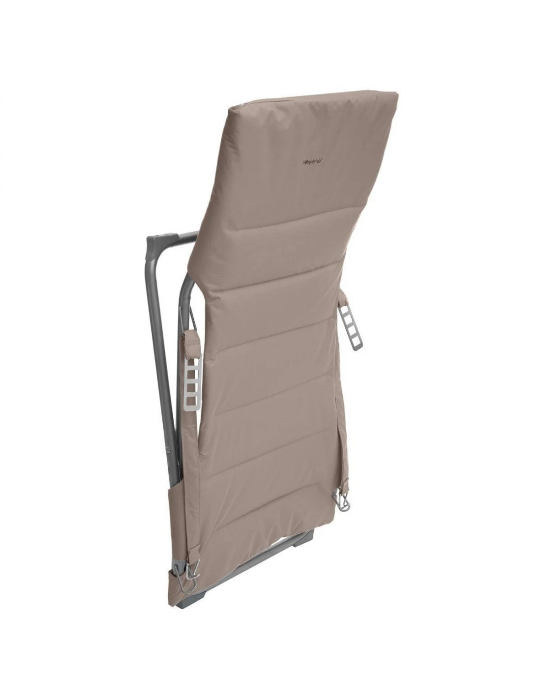 Fauteuil Relax De Jardin MILOS - Assise Matelassée - Taupe – Image 4