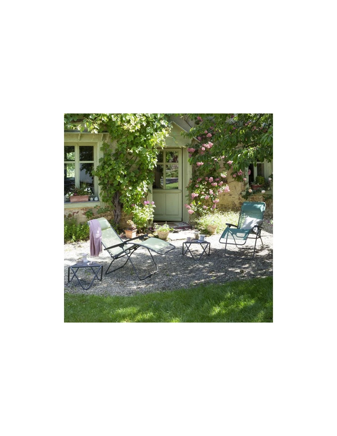 Lafuma Fauteuil Relax R Clip Batyline Seigle – Image 3