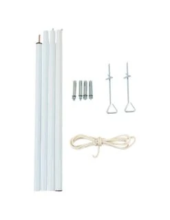 Mât De Fixation Pour Voile D'ombrage H.2,2 M