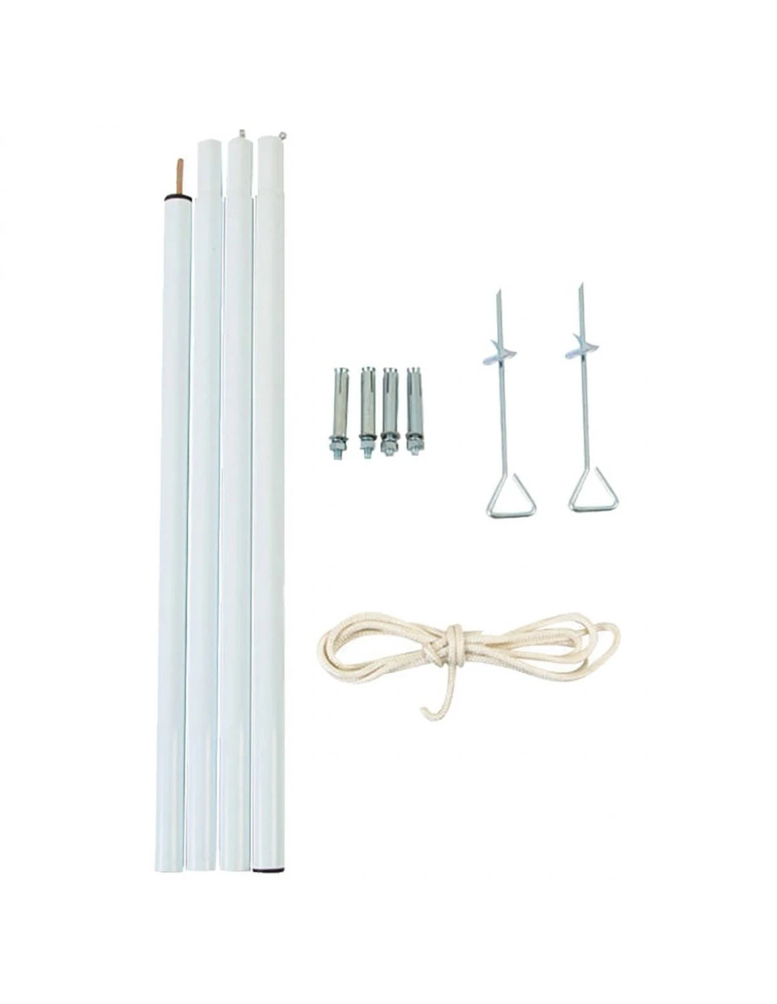 Mât De Fixation Pour Voile D'ombrage H.2,2 M