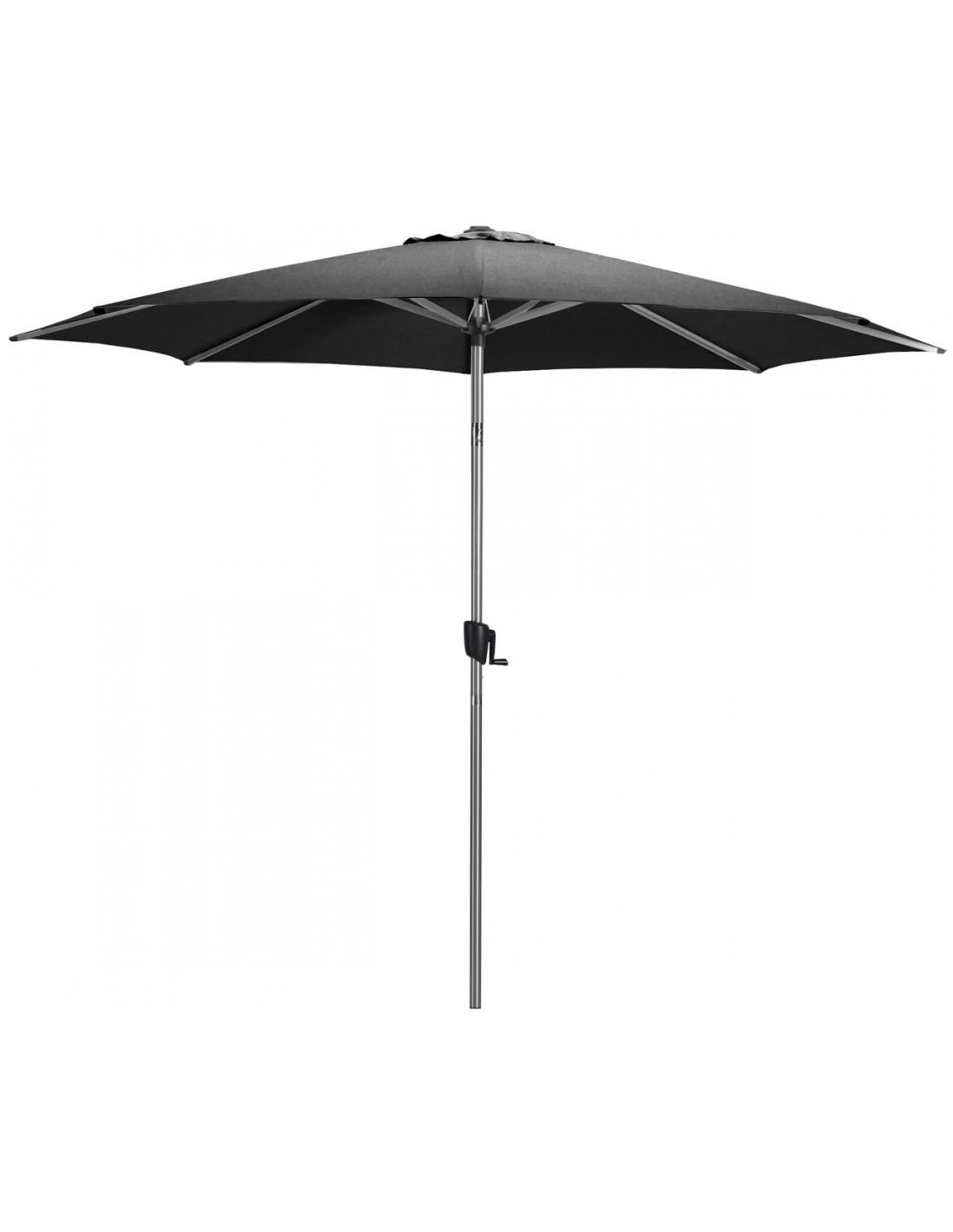Parasol 300 Alu Anodisé Auto-inclinable Coloris Au Choix - Gris Chiné Foncé