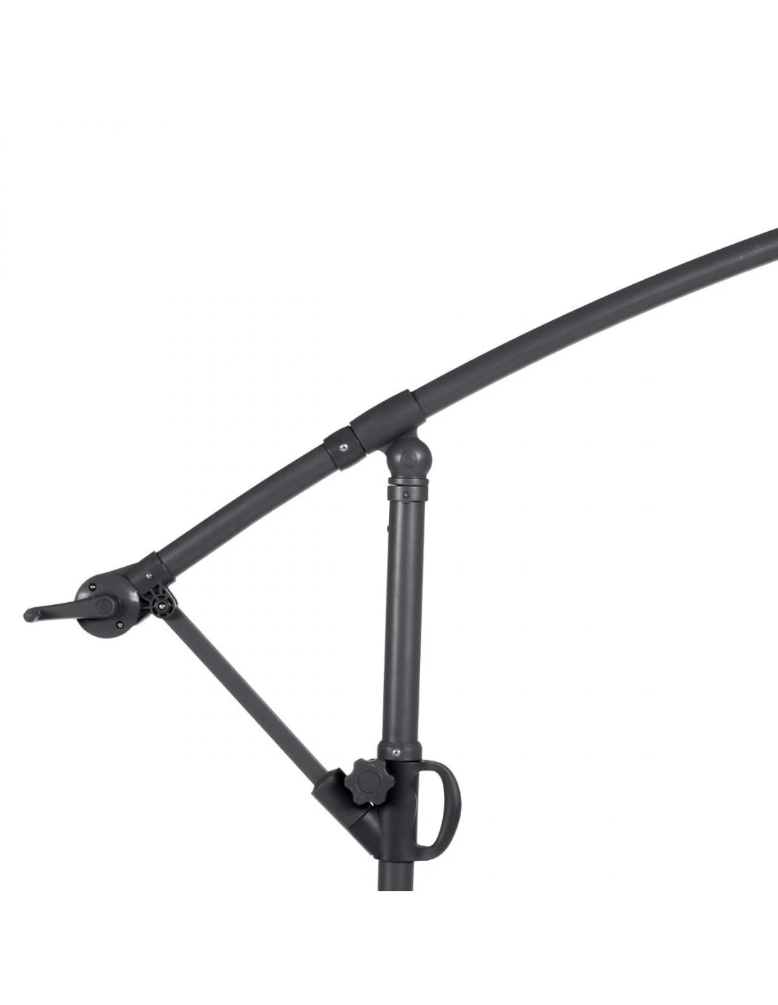 Parasol Déporté Janeiro Rond Ø3m - Aluminium Et Polyester – Image 7