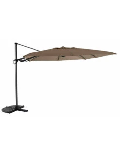 Parasol Déporté Royal Deluxe 3x3 M Octogonal - MWH - Taupe
