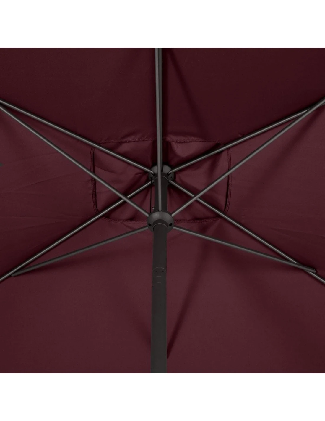 Parasol Droit Loompa Rectangulaire 2 X 3 M à Manivelle - Taupe – Image 5