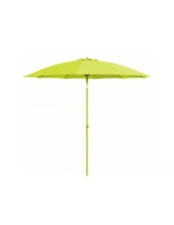 Parasol Rond 270/ 10 Baleines Fibre De Verre Coloris Au Choix - Lemon