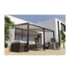 Pergola Adossée Bioclimatique MELBOURNE 3x4 M En Aluminium