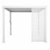 Persienne Blanche Pour Un Côté 3.60 Mètre Pour Pergola Evora 3.60 X 3.60 Mètres