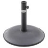 Pied De Parasol Béton Rond 15 Kg - D.45 X H.37,5 Cm - Gris