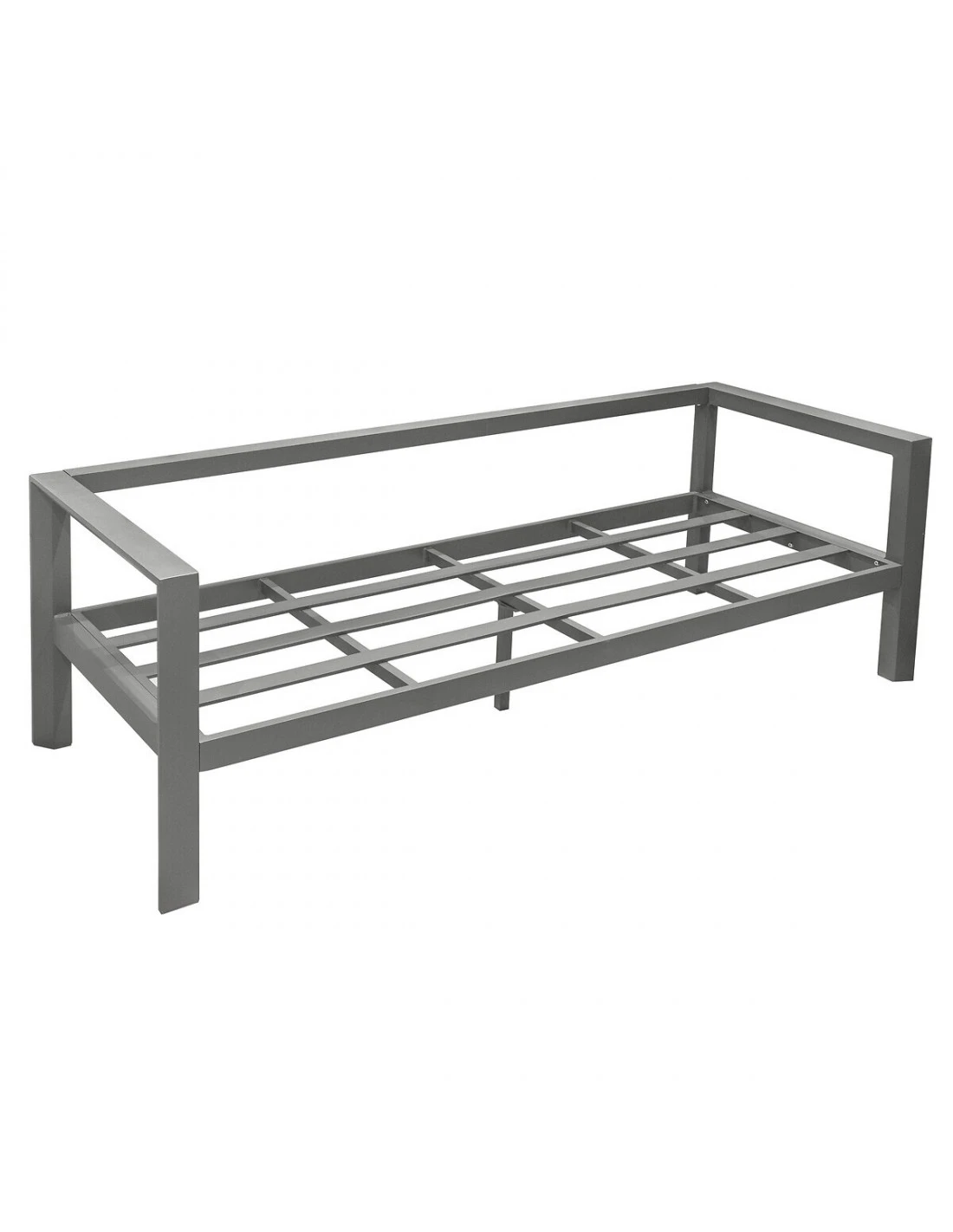 Salon De Jardin 5 Places Evasion - Aluminium Et Coussins Polyester - Graphite – Image 4