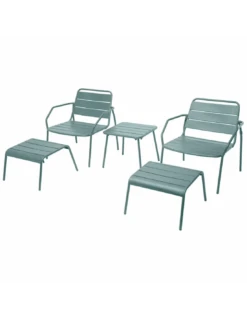 Salon Duo Relax Phuket 2 Places - Acier époxy - Olive