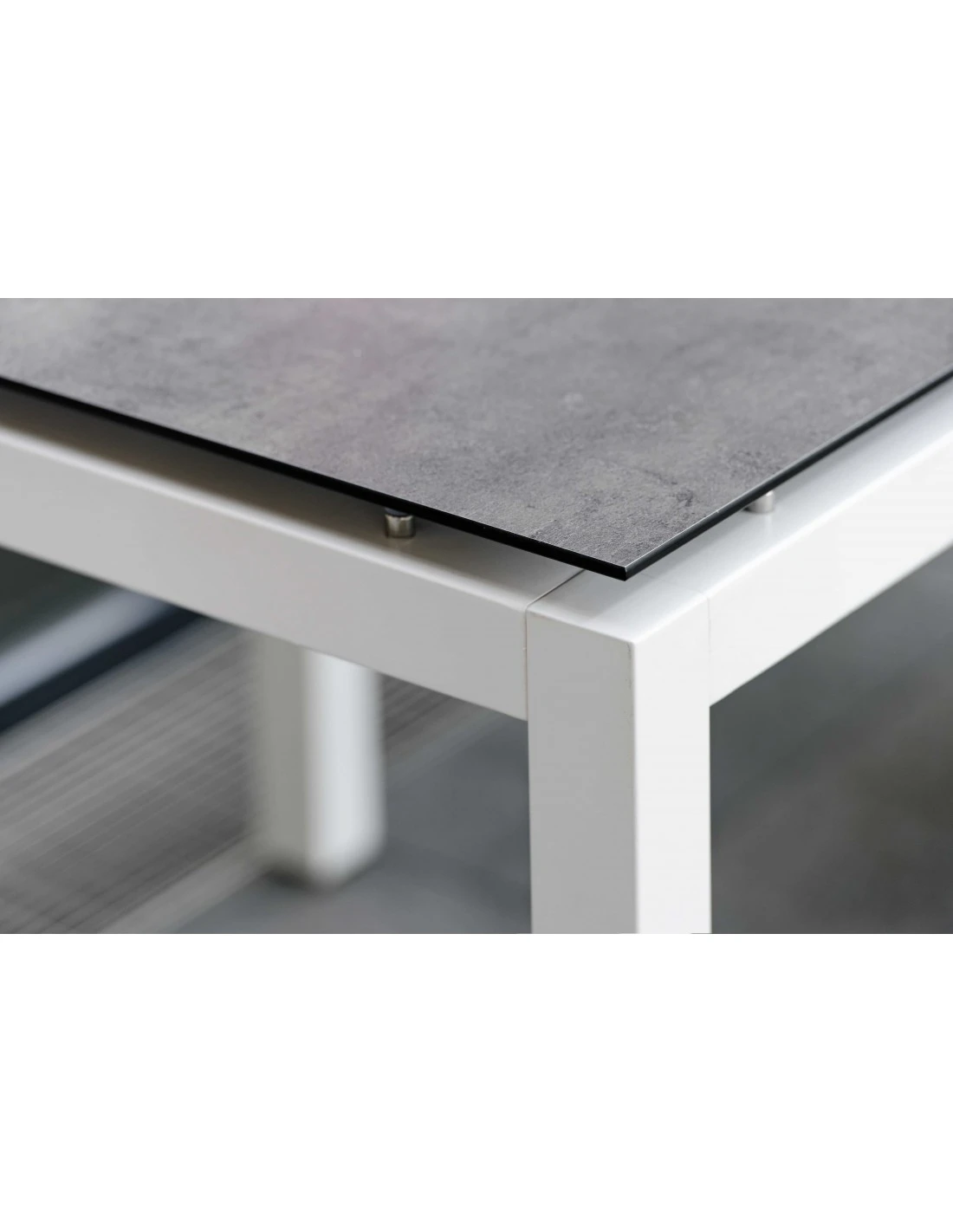 Structure De Table 200 X 100 Cm Aluminium Blanc - Stern – Image 2