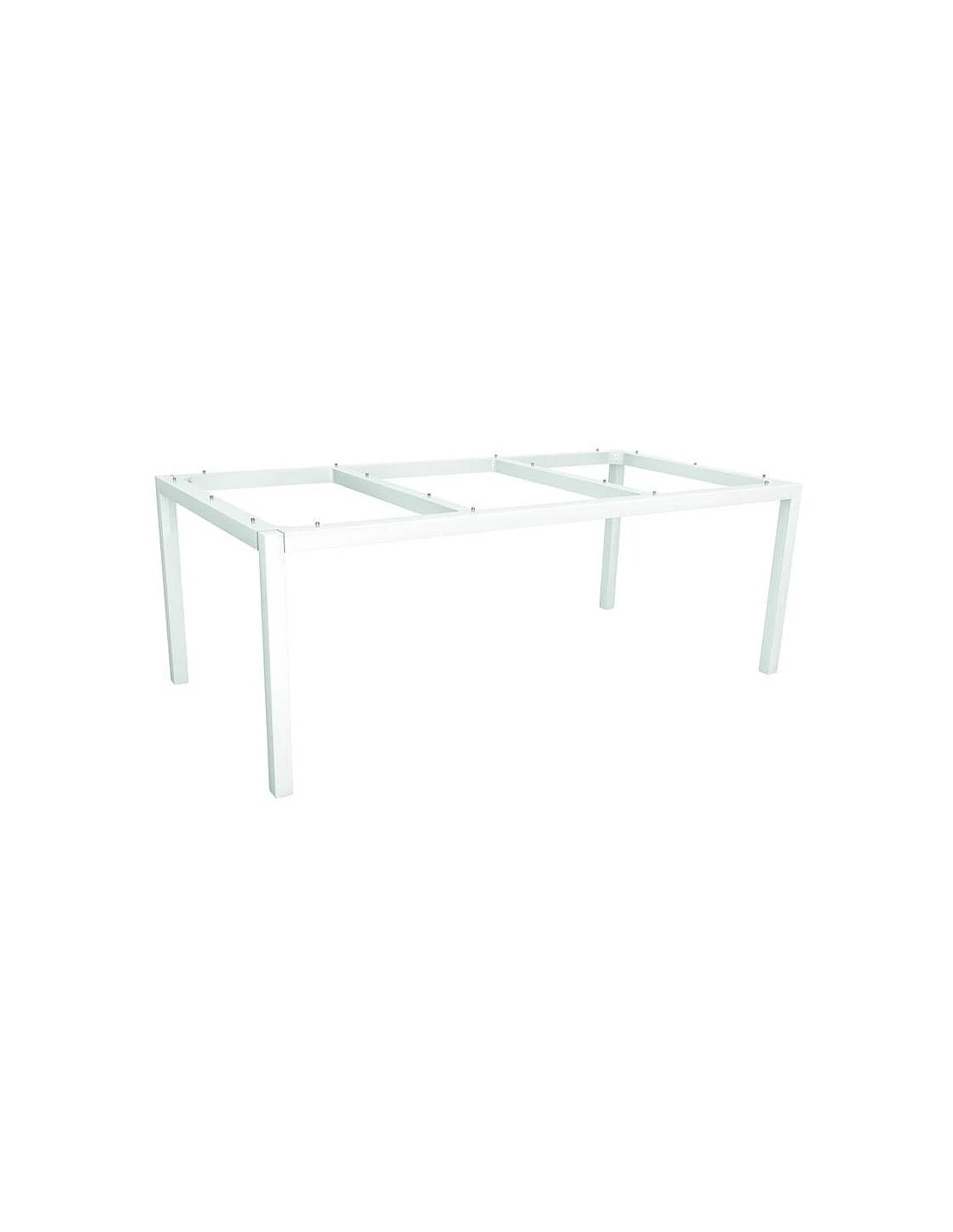 Structure De Table 200 X 100 Cm Aluminium Blanc - Stern