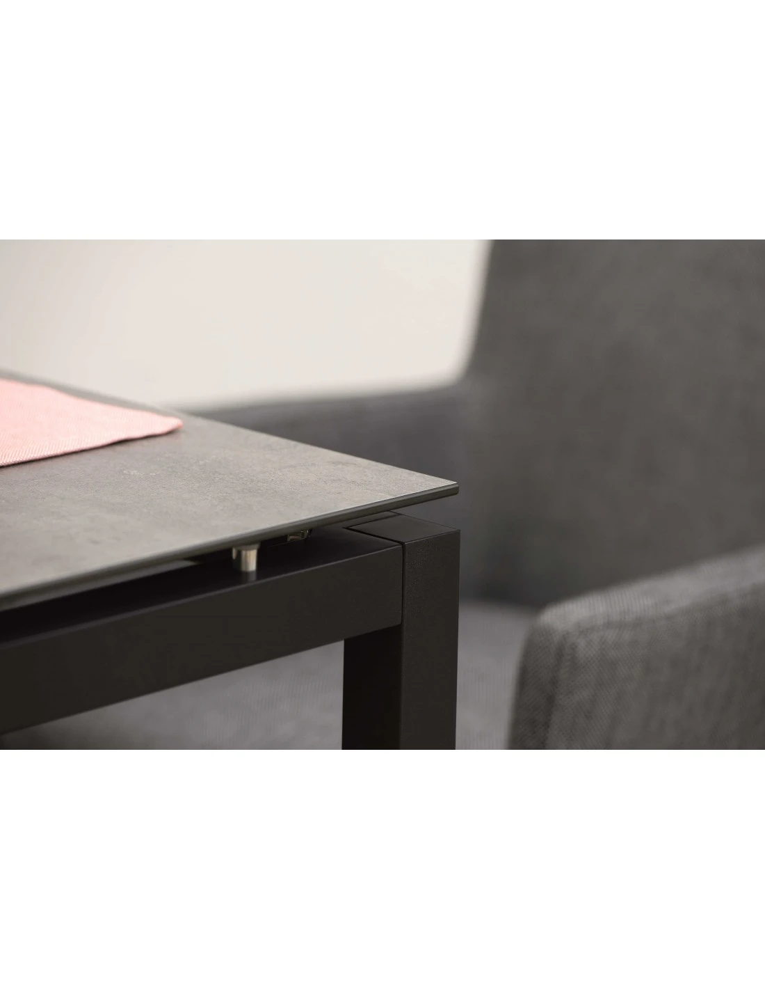 Structure De Table Aluminium Noir MĂąt - Stern - 200 X 100 X 73 Cm â Image 2