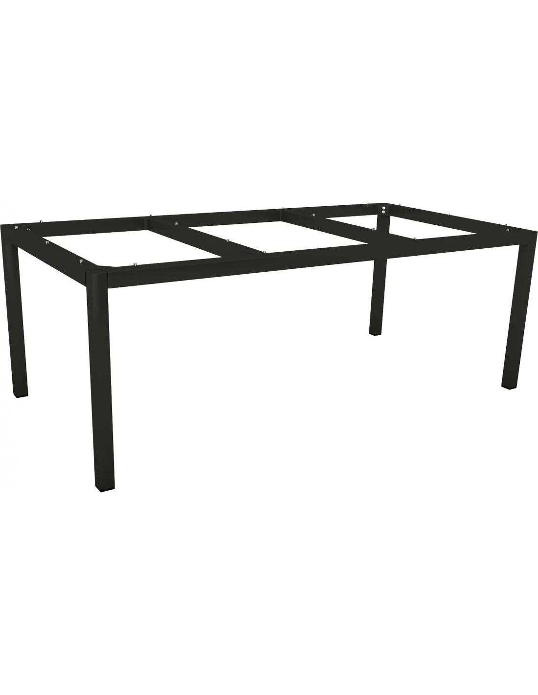 Structure De Table Aluminium Noir MĂąt - Stern - 200 X 100 X 73 Cm