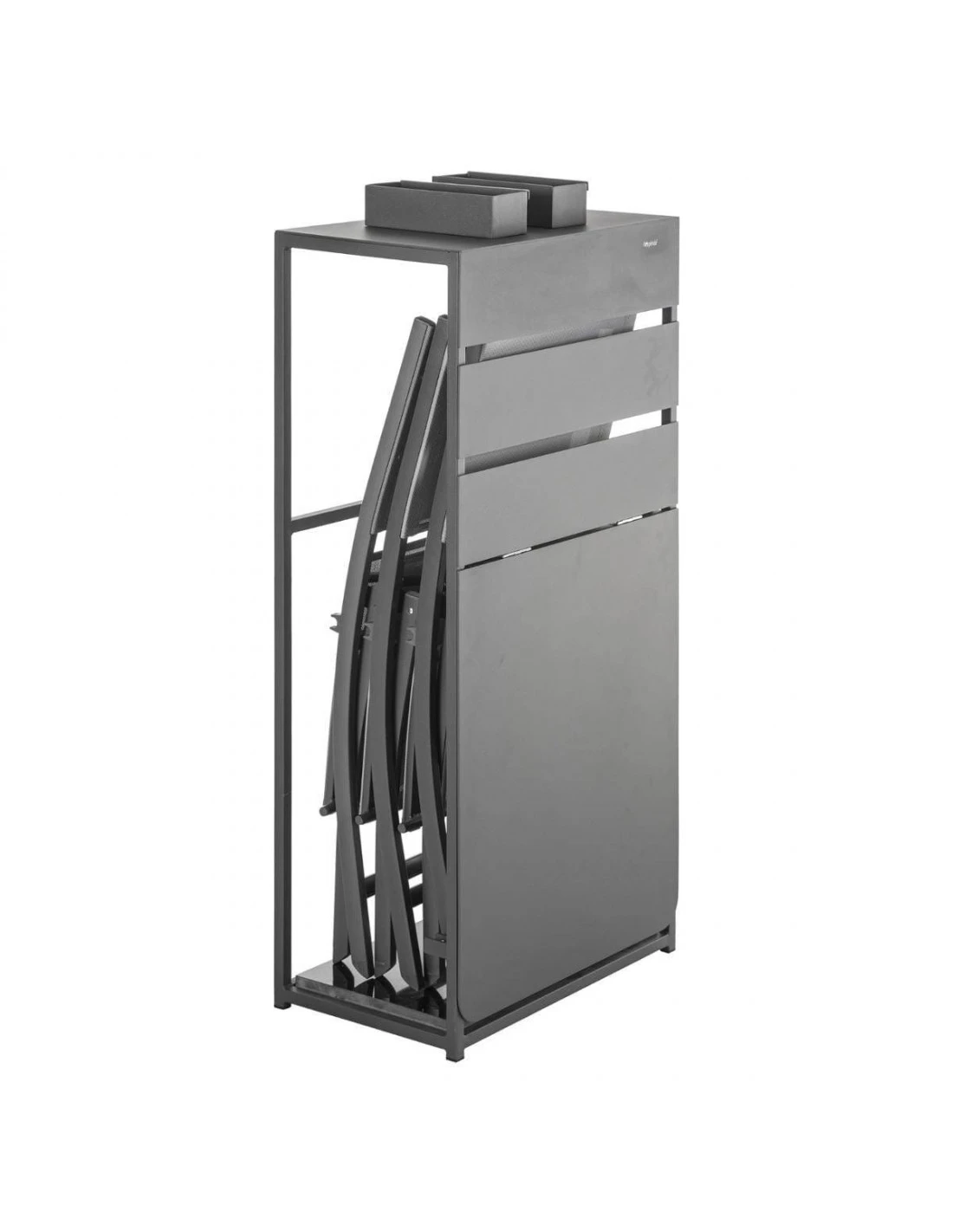 Table Balcon Fira - Plateau Rabattable - L.60 X P.36/106 X H.120 Cm – Image 3