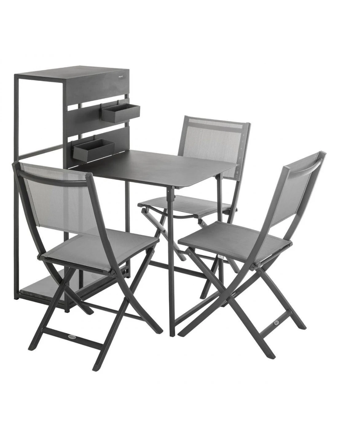 Table Balcon Fira - Plateau Rabattable - L.60 X P.36/106 X H.120 Cm – Image 5