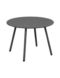 Table Basse De Jardin Rio Ø50 Cm - Acier - Graphite