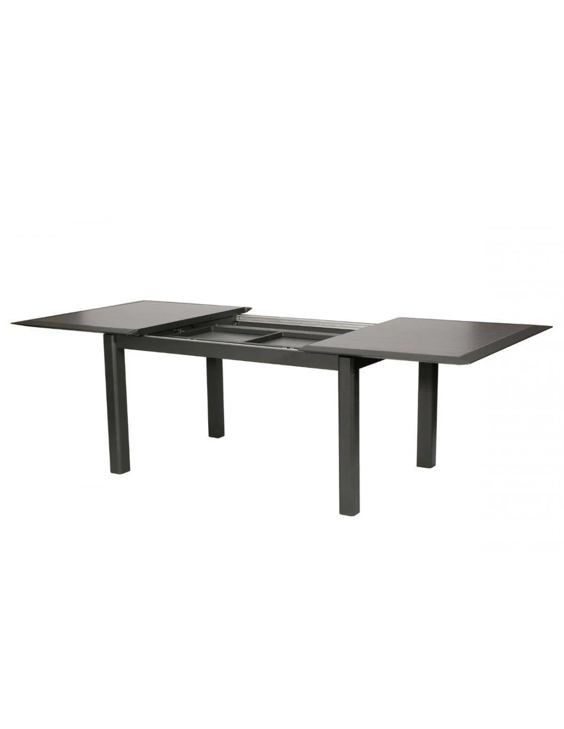 Table De Jardin Allure Extensible 10 Places - Aluminium Et HPL Effet Bois – Image 4