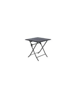 Table De Jardin Azua Pliante Carrée 2 Places - Aluminium - Graphite