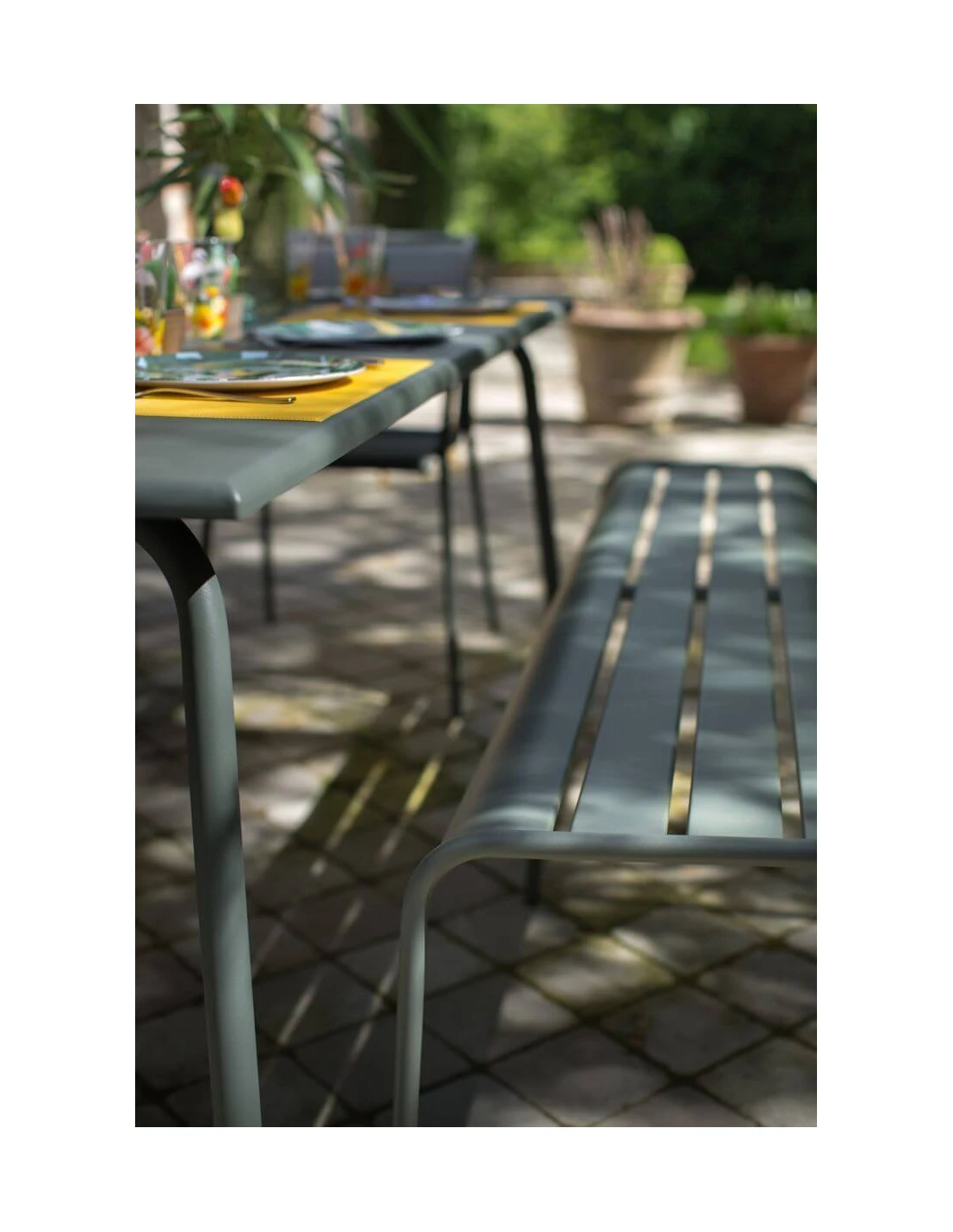 Table De Jardin Monceau 194 X 94 CM - 8 Personnes - Romarin – Image 2