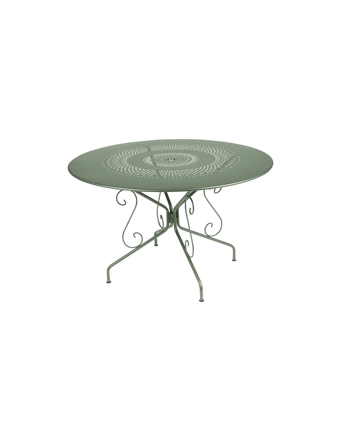 Table De Jardin Montmartre D.117 Cm - Métal Ronde - Cactus