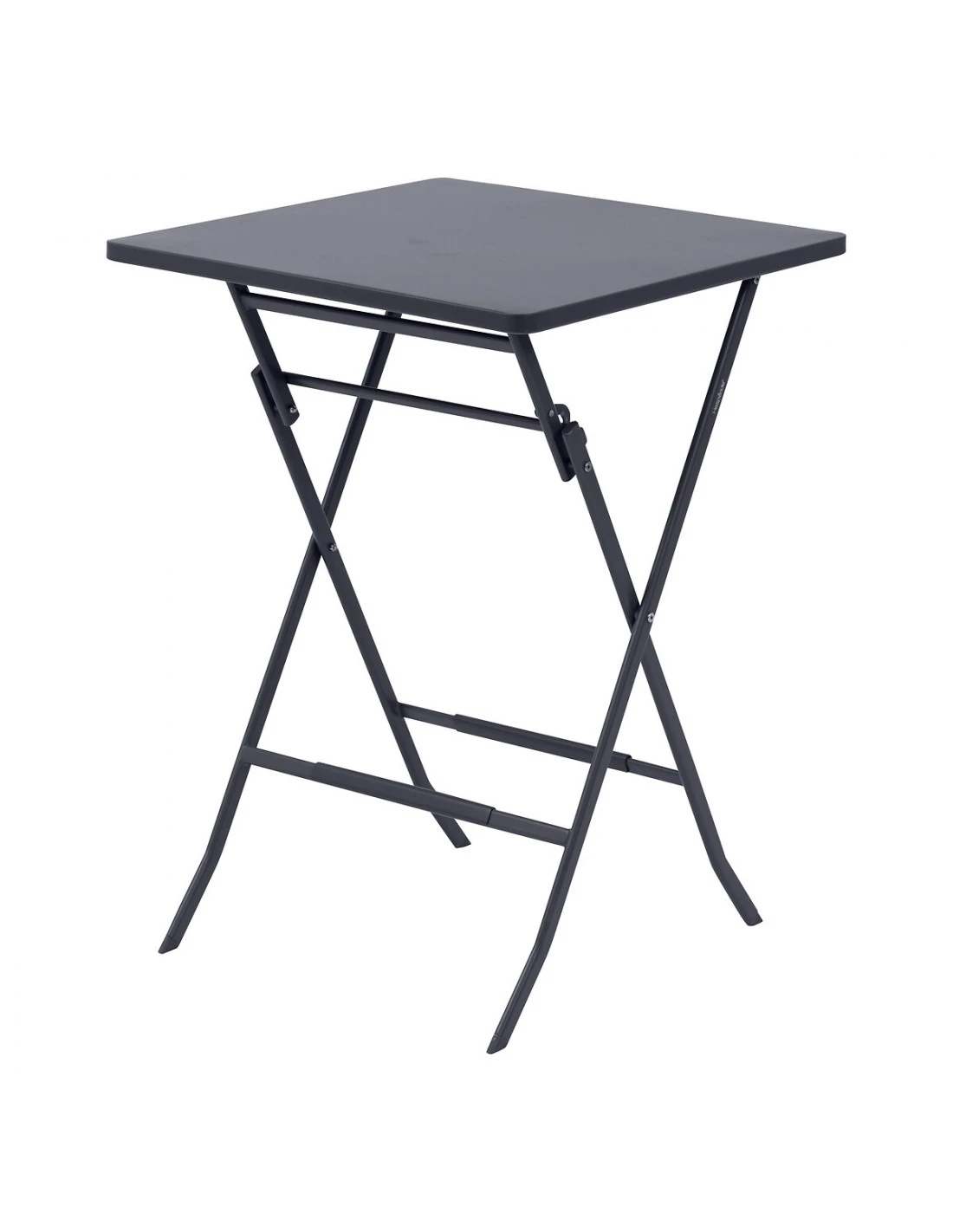 Table Greensboro Haute Carrée 2 Places - Acier - Gris