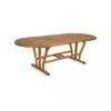 Table Ovale Extensible Acacia Noémi 180/240 X 100cm