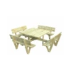 Table Pique-nique Arthur 274x274 Cm Traitée Autoclave