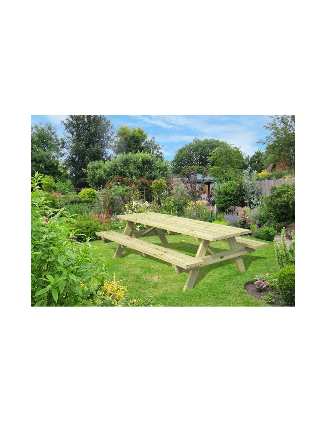 Table Pique-nique Ruby 24 239x161x72 Cm – Image 2