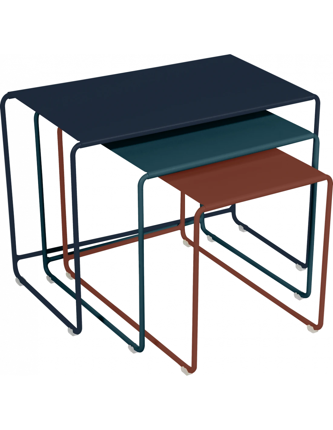 Tables Basses Gigognes Oulala En Acier - Crépuscule