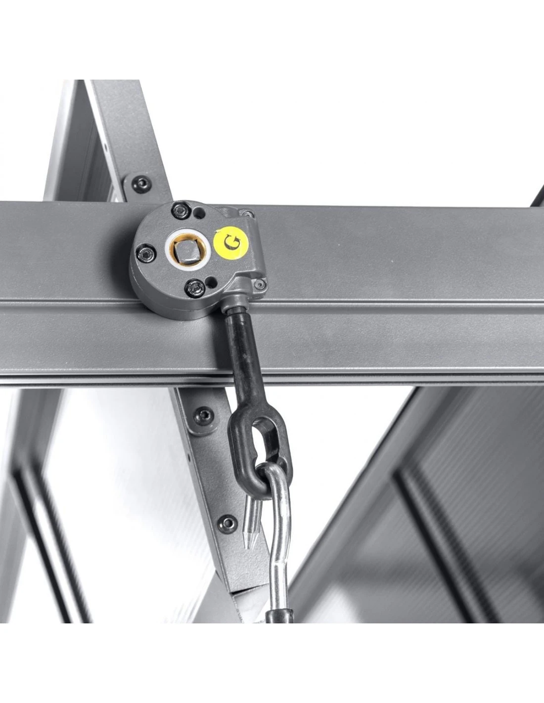 Tonnelle Belize 3 X 3.8 M - Aluminium Graphite Et Polycarbonate – Image 4