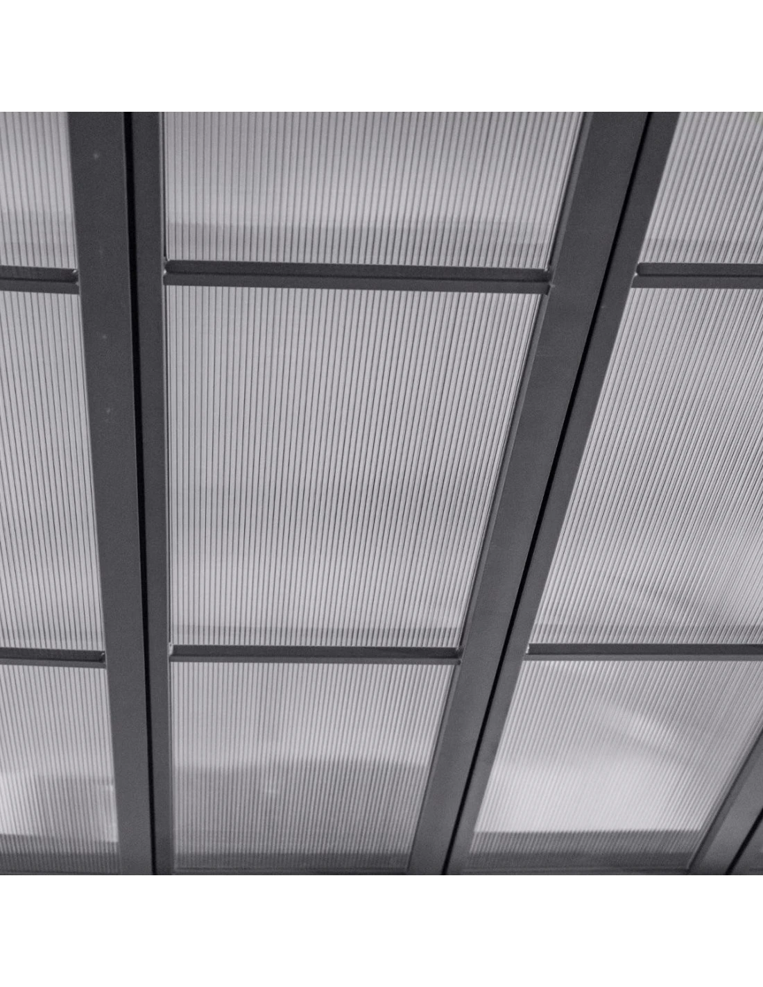 Tonnelle Belize 3 X 3.8 M - Aluminium Graphite Et Polycarbonate – Image 5